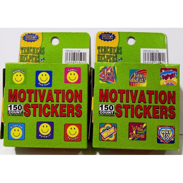 Motivation Sticker Green # Zj-150