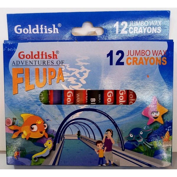 Goldfish Jumbo Wax Crayons # C12