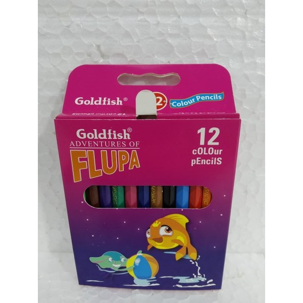 Goldfish Colour Pencils 12Pc Half