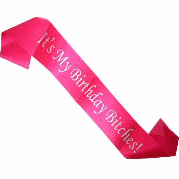 Birthday Party Sash Mix