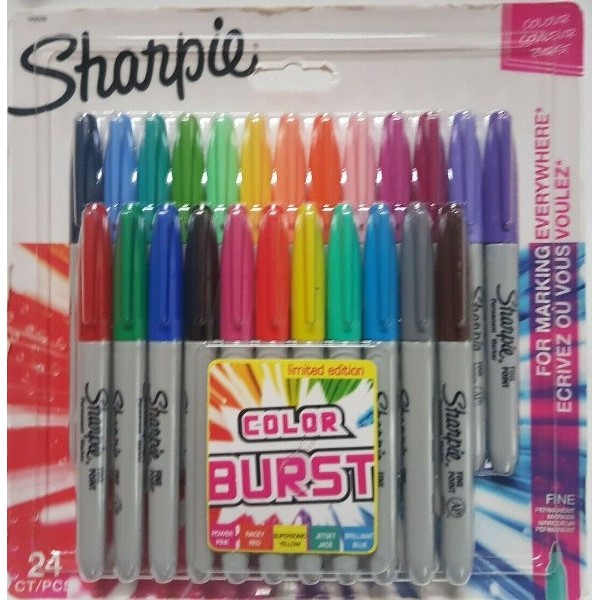Sharpie Colour Burst Marker 24 Pcs Set # 2085888