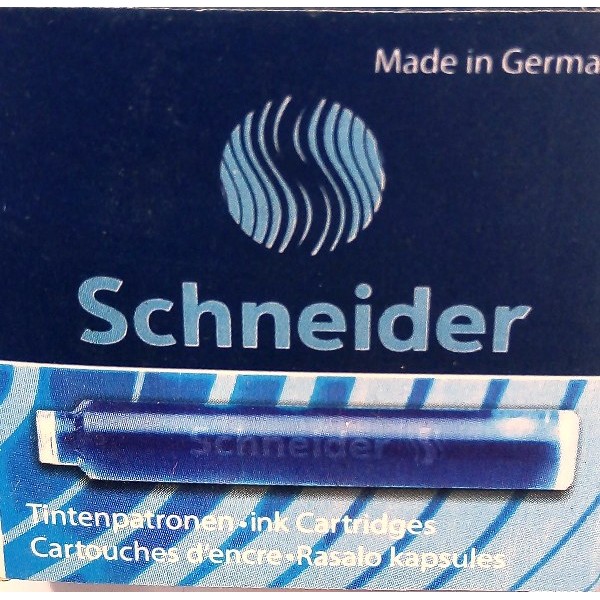 Schneider Ink Cartridges Blue+Black 6 Pcs # 6603/6601