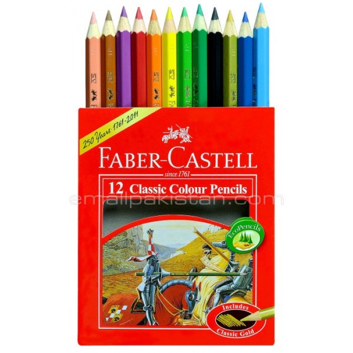 Faber-Castell 12 Jumbo Grip Colored Pencils 12 Pk