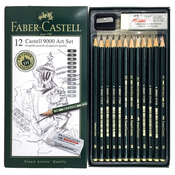 Faber Castell 12 Castell Art Set 9000