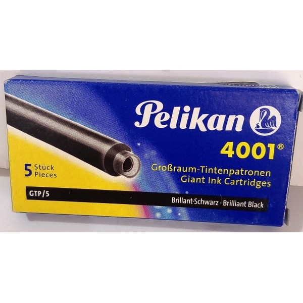 Pelikan Giant Ink Catridges Blue+Black # 4001