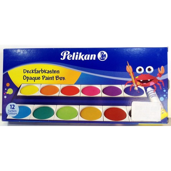 Pelikan Farben 12 Colour Paint Box # Pf/12