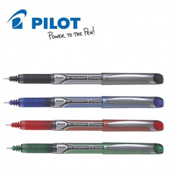 Pilot Hi-Techpoint Grip Gel Pen V5/V7/V10