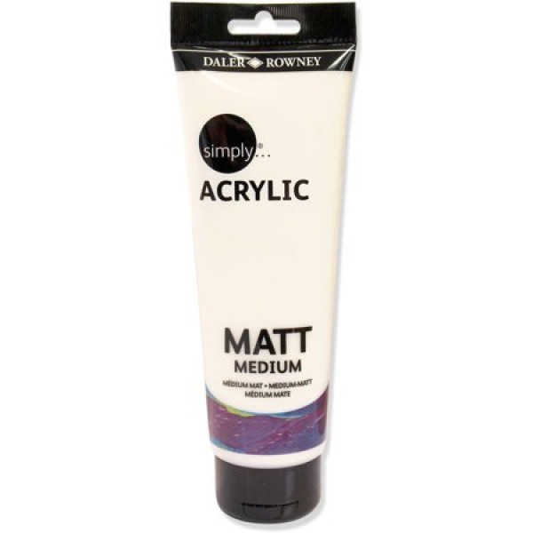 Daler Rowney Acrylic Matt Medium 250ml 