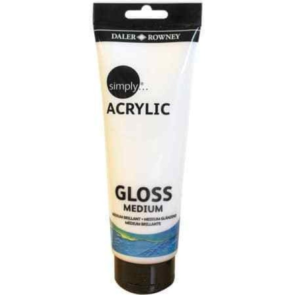 Daler Rowney Acrylic Gloss Medium 250ml 