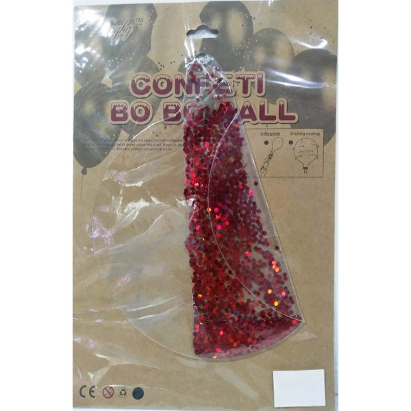 Birthday Balloon Crystal W/Confetti # 1704-1/1704-10