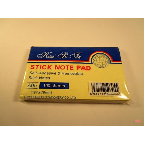 Stick Note Pad # F05/A05