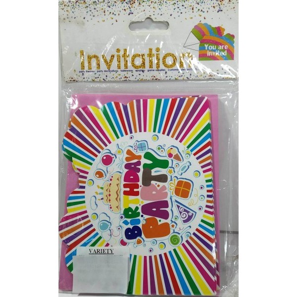 Invitation Cards 10Pcs # 804