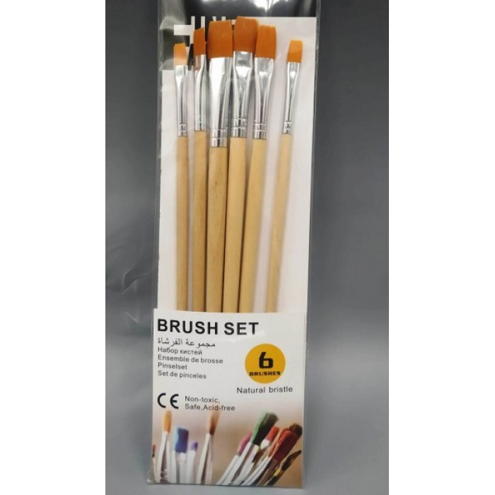 6 Acid Brush 6 Pcs.