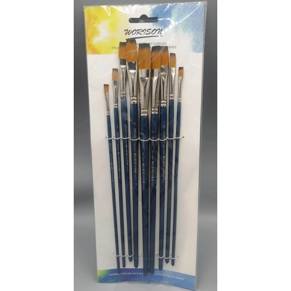 Worison Artist Paint Brush Set 9Pcs