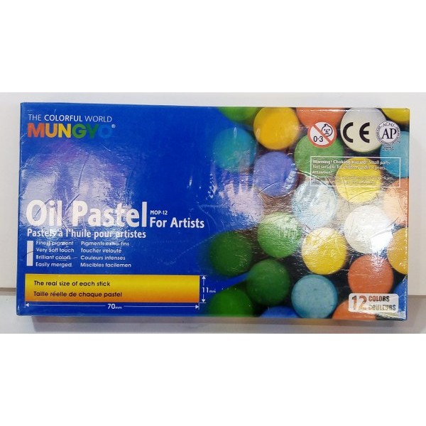 Oil Pastel Mungyo 12 Colour # Mop-12