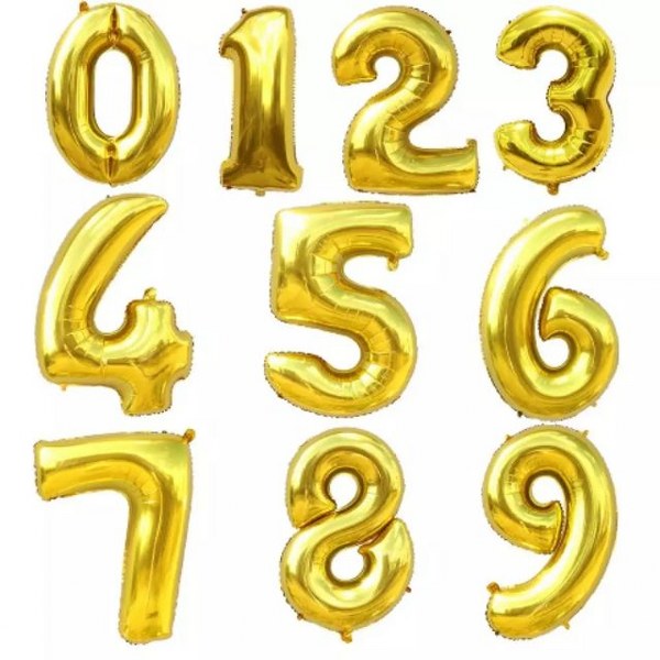 Foil Balloon Digits 16