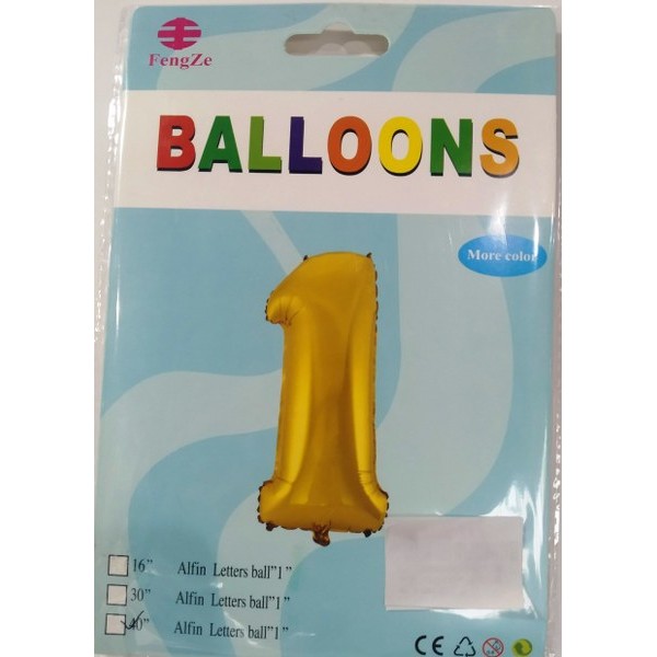 Foil Balloon Alphabet(A-Z) & Numbers(0-9) 40 inches