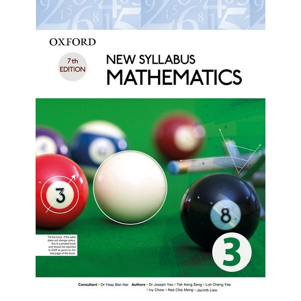 Oxford New Syllabus Mathematics 3 7Th Ed