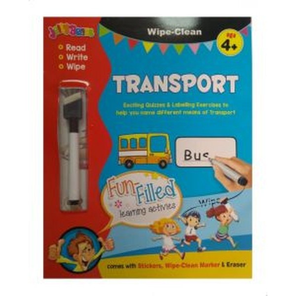 Jelly Beans Wipe Clean 4+ Transport